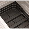 STEFANPLAST Rectangular Flower Box - ITALIA - Wood Effect Finish - 100x43xH35cm - 80L - White