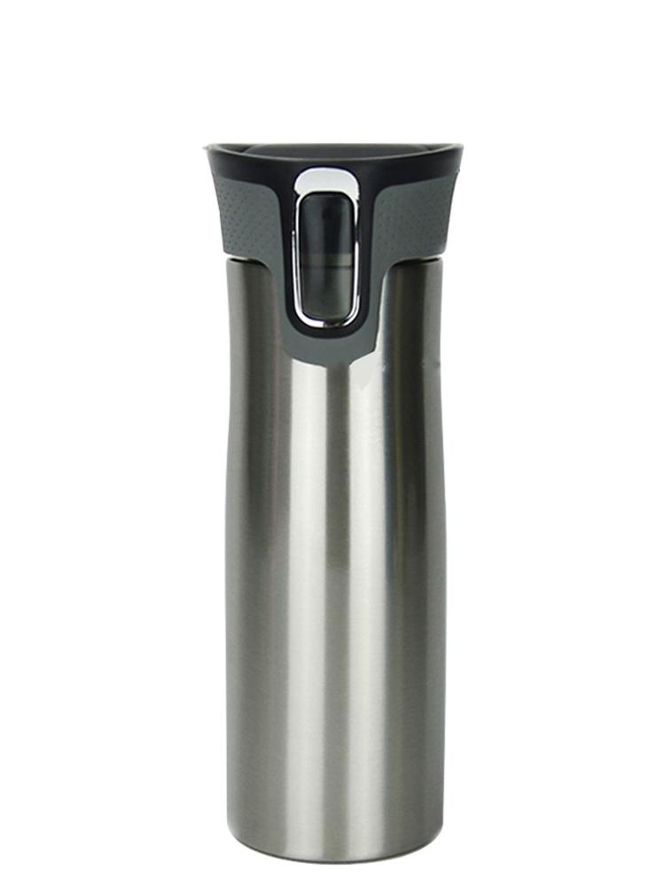 1pz Acciaio Inossidabile Tazza Termica da Viaggio per Caffè Sottovuoto, Materiale Interno SUS 304, Tazza da Viaggio Isolante con Coperchio Anti-Sversamento