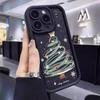 Cartoon Christmas Case For IPhone 11 14 15 Pro Max 13 12 Mini X XR XS Max 6 6S 7 8 Plus New Year Gift Silicone Protection Cover