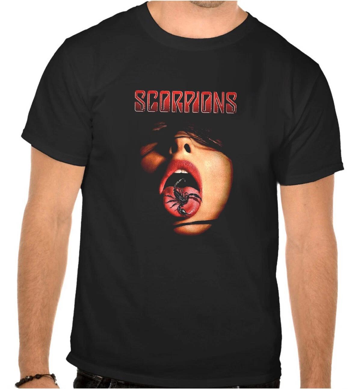 Scorpions Rock Music Logo BLACK T-Shirt - 1026- 2XL