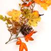 Fall Garland Thanksgiving Decor Artificial Fall Maple Leaves for w/ Pumpkin Halloween Garland for Garden Party Home Orna
