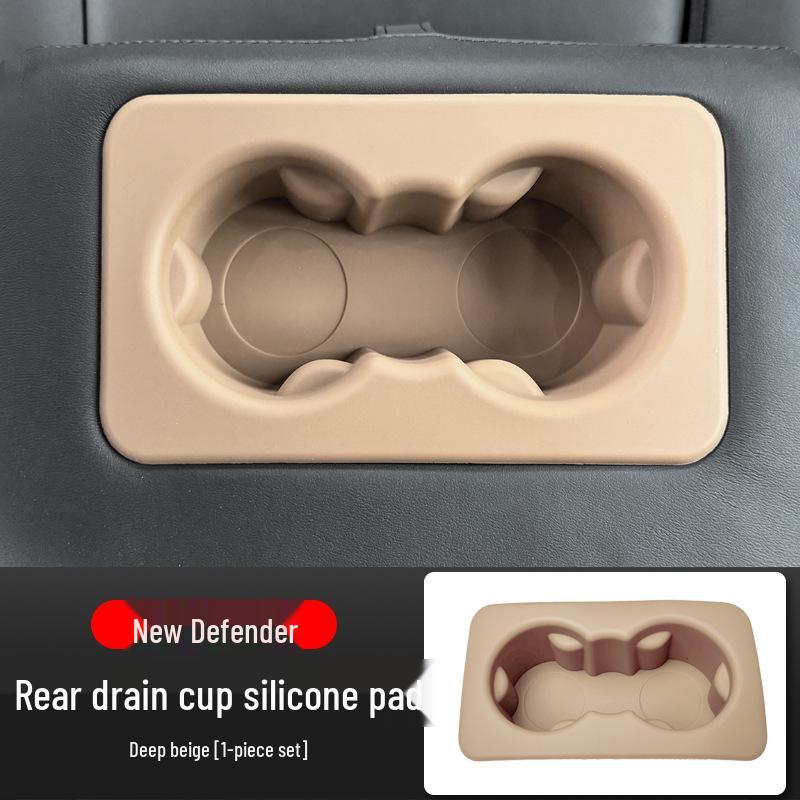 Land Rover Defender Armlehne hinten, rutschfeste Becherhalterhülle, passend für Modelle 20-25.