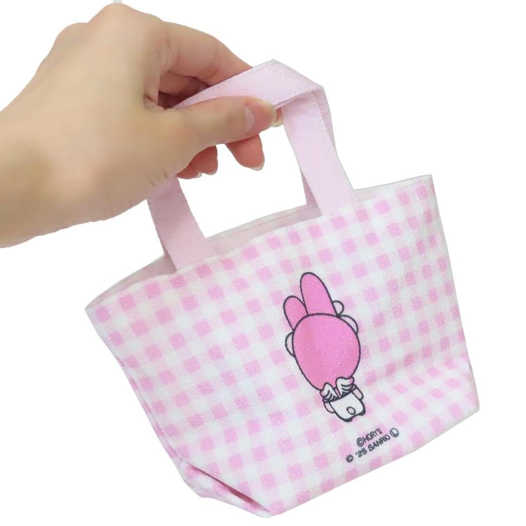 Marimo Hantverk Snäckskal x Sanrio Karaktärer Mini ToteväskaMini Toteväska, Kompakt och Söt, Snäckskal x My Melody, Ca. B160 x H100mm