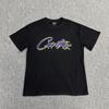 ROADVIBE Tricou Larg cu Imprimeu Insula Diavolului Gât Rotund Mânecă Scurtă Vară Casual Modă Stil Urban Cămașă din Bumbac pentru Adolescenți