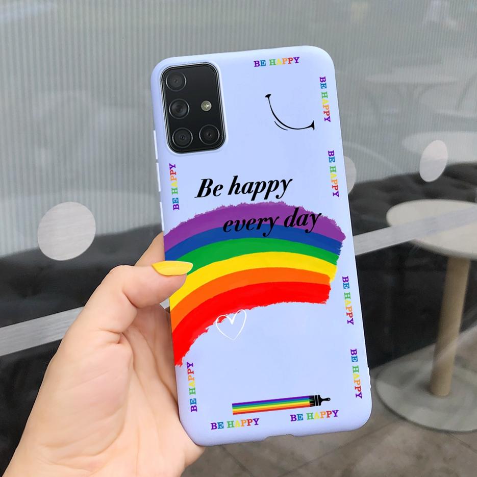 For Samsung Galaxy A31 A41 A51 A71 Case Cute Art Painted Back Cover Soft TPU Phone Case For Samsung A315 A415 A515 A715 F Bumper