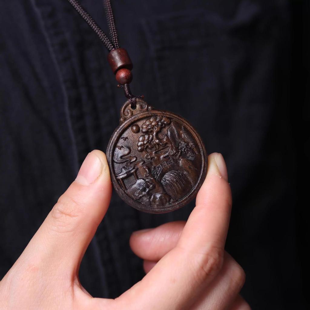 Chengui Zhao Gongming Martial God of Wealth Pendant Necklace – Five Ways God of Wealth Design for Men and Women