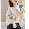 Dimanaf 2024 New Women Hoodies & Sweatshirts Full Sleeve Loose O-Neck Autumn Solid Tops T-Shirt New Pullover