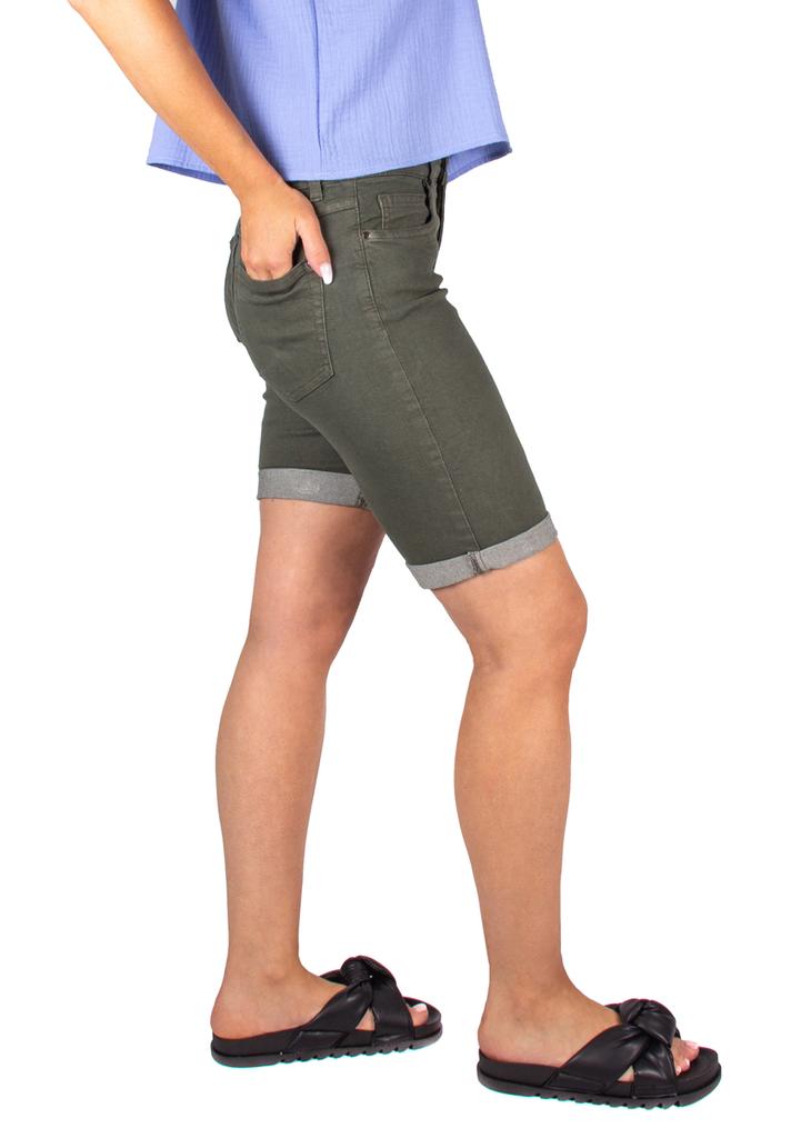 Krótkie Spodenki Jeansowe Szorty Damskie Elastyczne Bermudy Modne 46 3Xl