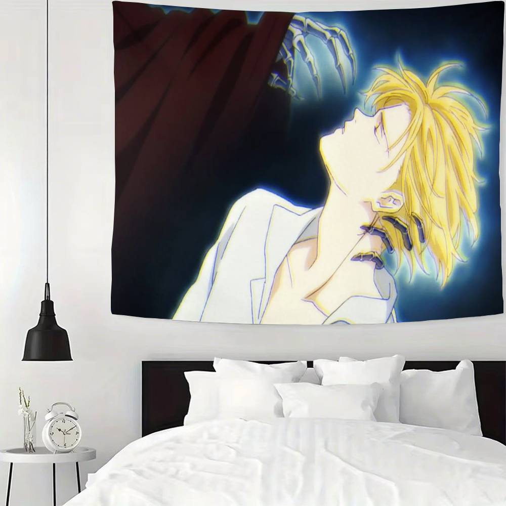 Anime BANANA FISH Wandteppich Wandbehang Wandteppich Art Deco Decke Vorhang Aufhängung Zuhause Schlafzimmer Wohnzimmer Dekor