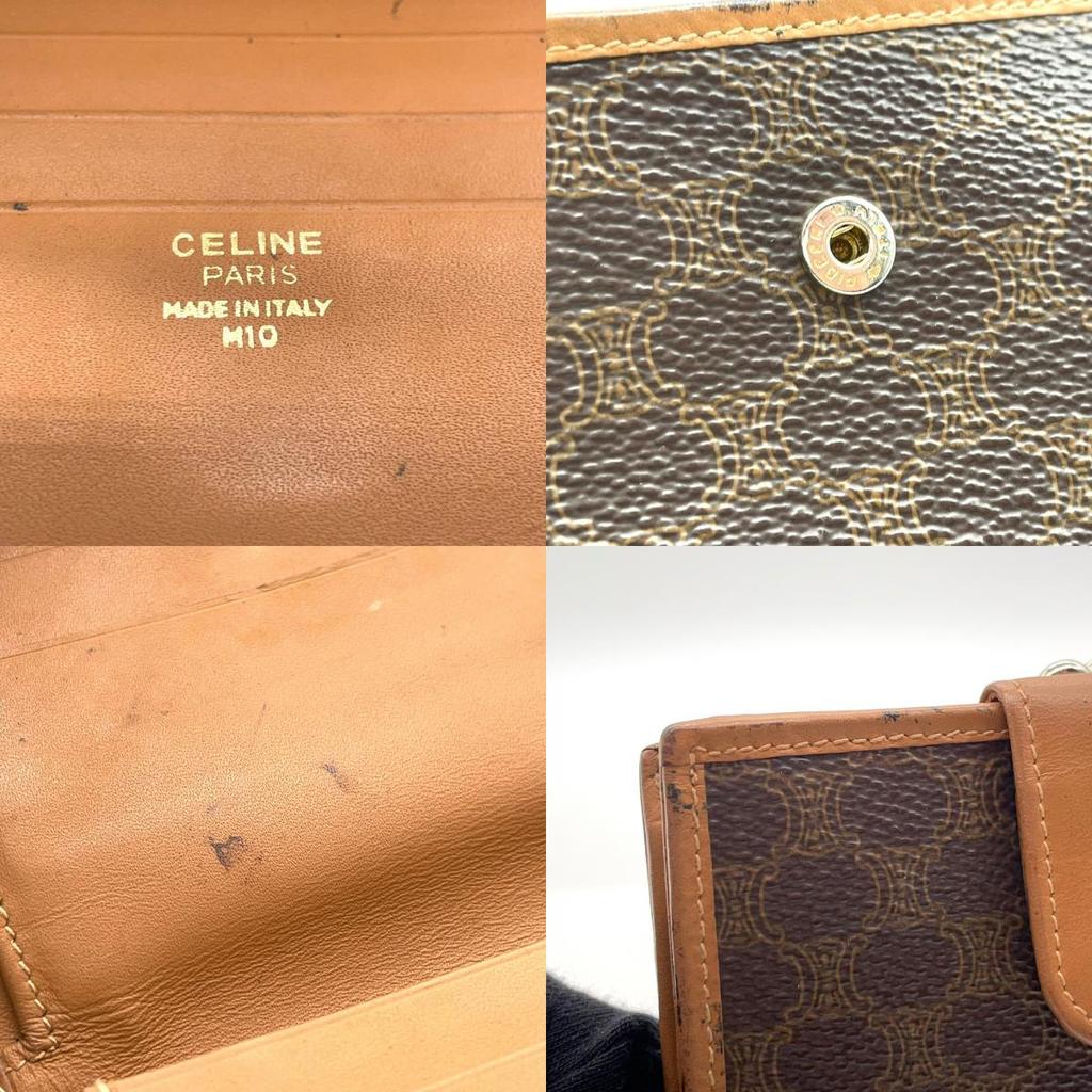 Used CELINEBifold Wallet Brown leather Women