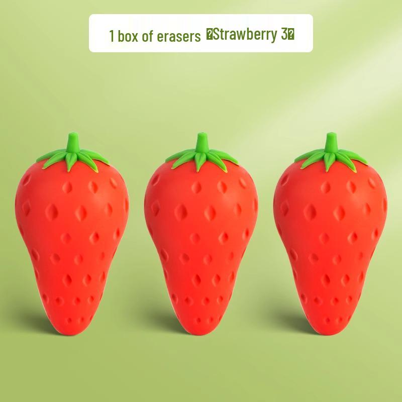 

Большой фруктовый ластик - Идеально для призов в детском саду или подарков для учеников начальной школы (Рождественский выпуск)