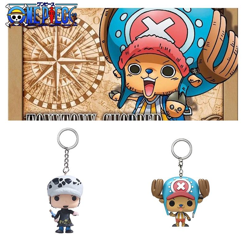 Pop Best-selling One Piece Luffy Anime Pvc Keychain Toy Gift Wholesale