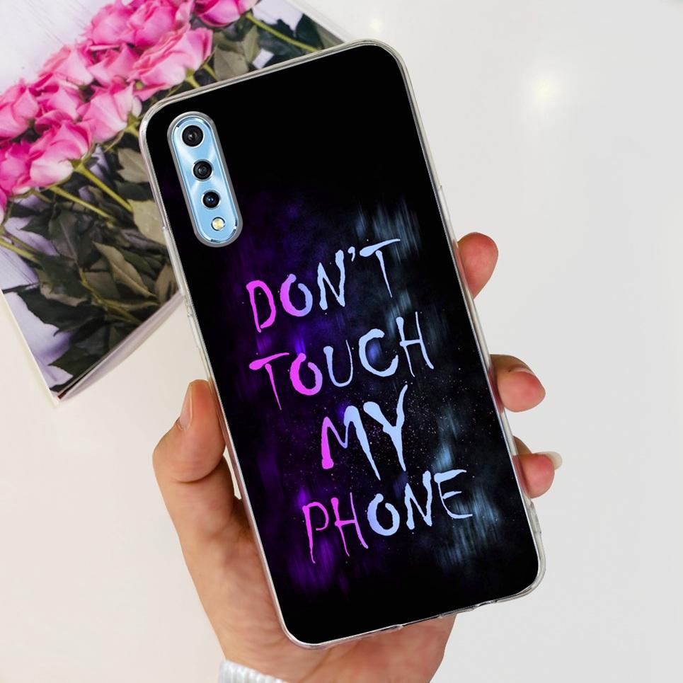 For Vivo 1907 Vivo Y7s Y17s Case Back Cover Cartoon Cool Style Animals Girly Flower Fashion Soft TPU Silicone Bumper VivoY17s