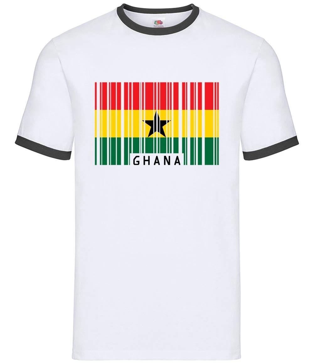 Ghana Flag - Mens Ringer - Accra Ghanaian Republic World Flags Country XXXL