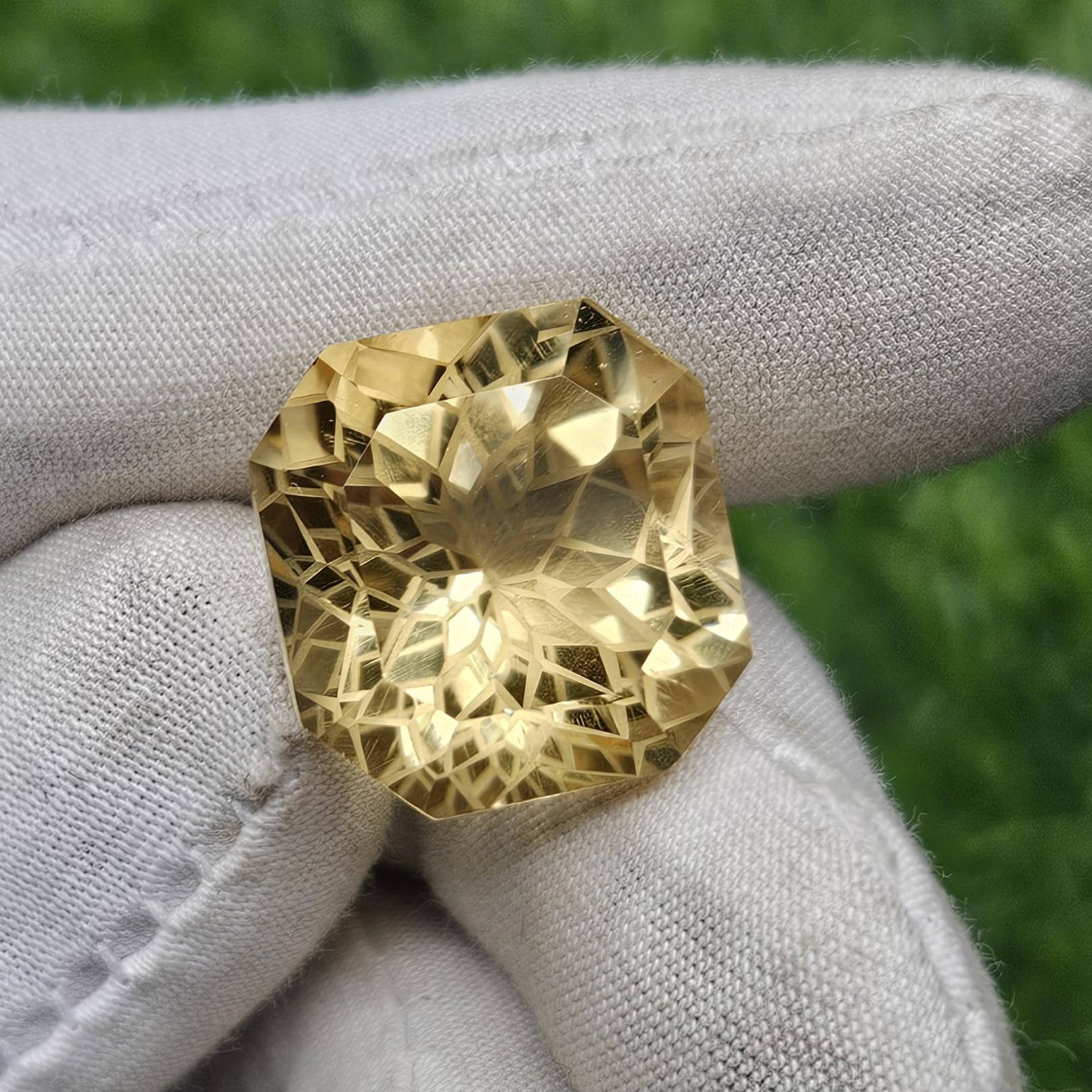 

Натуральный пивной кварц в форме подушки, ограненный камень, свободный драгоценный камень для изготовления ювелирных изделий 22,5 карата. 17X16X12 мм