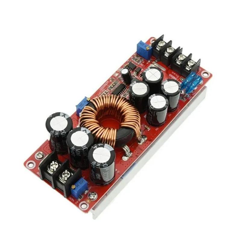 1200W Boost Module 20A DC DC Step Up Converter Boost Power Supply Module 10-60V TO 12-80V Booster Converter Board