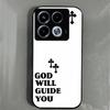 Retro Cross Letter Print Phone Case for infinix NOTE 40s 40 4G Acrylic TPU Hybrid Shockproof Cover