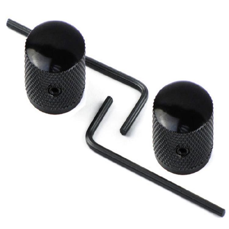 4PCS Guitar Knobs with Round Shape Metal Guitar Accessories Guitar Control Knobs for Enhancing Volumes and Tone Control