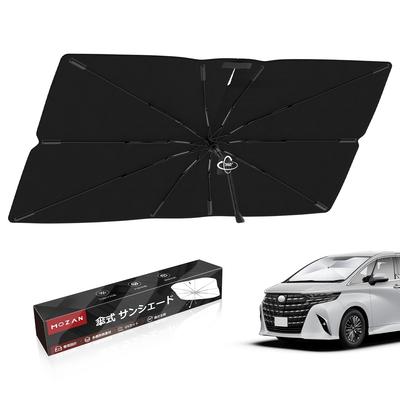Auto-Sonnenschutz für Toyota Alphard und Vellfire Serie 40 Glasfaser Windschutzscheibe UV Flexibel Wärme speichernder Beutel Übernachtung Privatsphäre Einfach Innenraum Direkt von