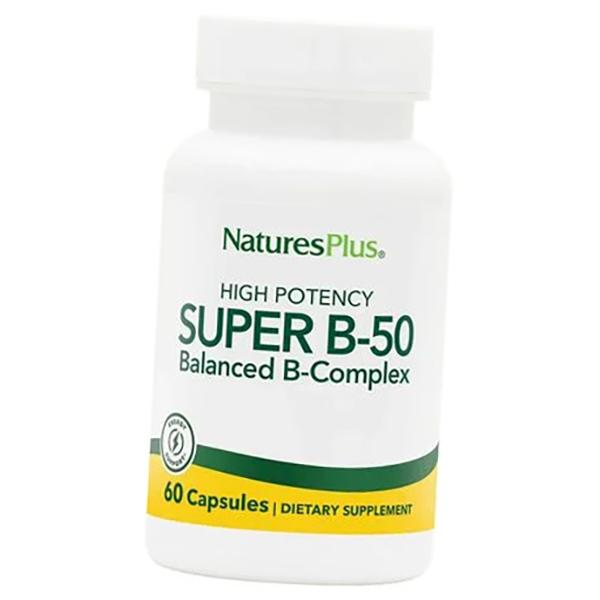 Vitamines du groupe B, Super B-50, Nature's Plus (36375162)