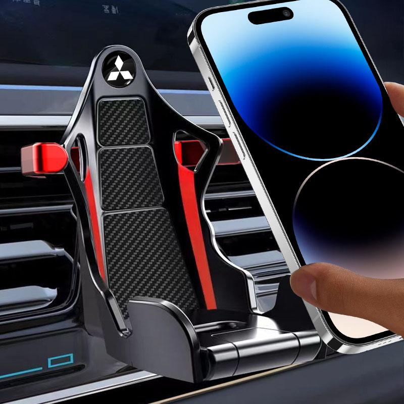 Gravity Car Phone Holder Air Vent Mount Cell Phone Holder in Car Mobile Support For Mitsubishi Lancer Ralliart 10 EX Outlander 3 ASX L200 Accessories