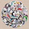 50 Opossum Graffiti Stickers: Cartoon Animal Decor for Phone Cases, Skateboards, Luggage – Waterproof and Unique.