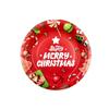 Environmental Christmas Paper Plates Disposable Christmas Paper Cups Christmas Tableware Set  Home