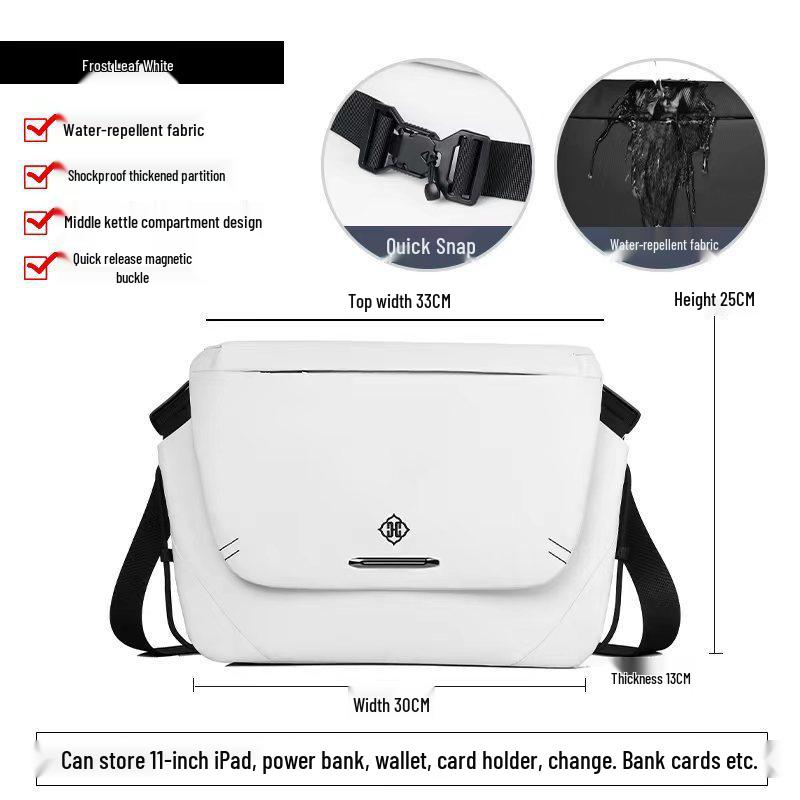 

Мужская многофункциональная сумка через плечо: Большая вместительная сумка-мессенджер для ноутбука на плечо с магнитной застежкой