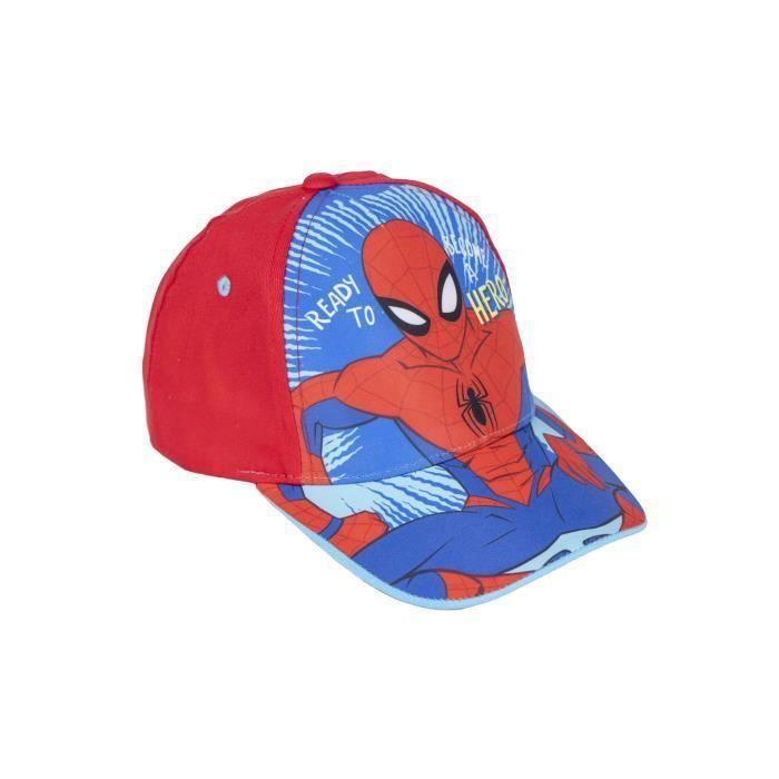 Casquette Enfants - DISNEY - Spider-Man - Rouge - 100% coton - Sportswear
