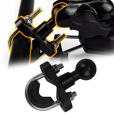 Accessoires de Moto Noir Serrage à Boule pour Guidon Kit de Fixation pour Guidon Idéal Pour Vélos Et Scooters Pour Motos