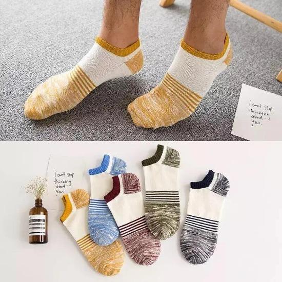 5 Pairs 10 Pairs Cotton Letters Comfortable Breathable Men Ankle Sock Summer Hip Hop Harajuku Hipster Socks Men Funny Sock