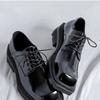 Fashion Mens Shoes Fad Casual Daily Leather Shoes Designer Loafers Mens British Style Low Heel Tooling Leather Shoes Zapatos Para Hombre