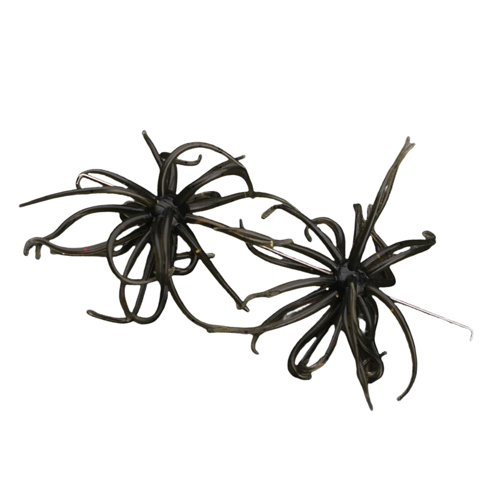 

2 шт. Мягкие рыболовные приманки в форме морского ежа, Имитация, Рыболовные принадлежности, Приманки-ежи, Искусственные медленно всплывающие плавающие приманки C