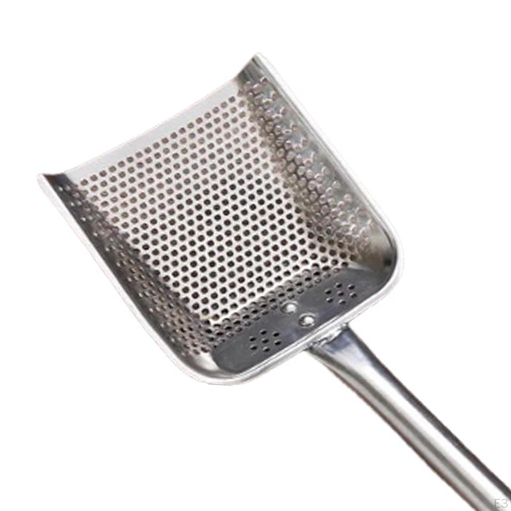 Oil Skimmer Cooking Utensil French Fries Separator Stainless Steel Strainer for Straining