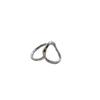 Irregular Oval Wide Ring Women's Heavy Duty Exaggerated Glossy Line Design Open Index Finger Party Jewelry