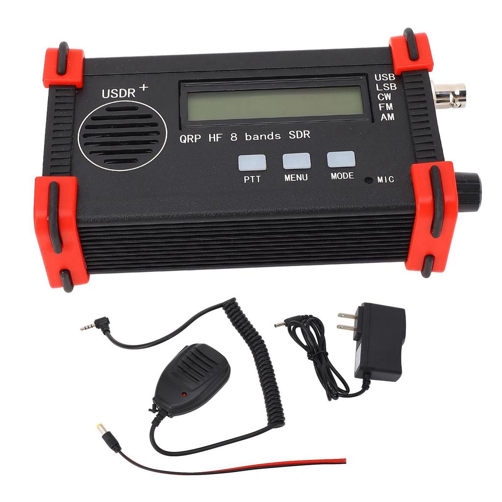 Kortbølgeradiosender 8 bånd QRP SSB CW-sender med håndholdt mikrofon