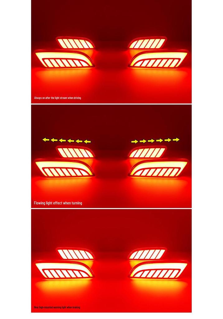 Toyota Corolla/Cross Rear LED Bumper Light: Turn Signal & Brake Warning
