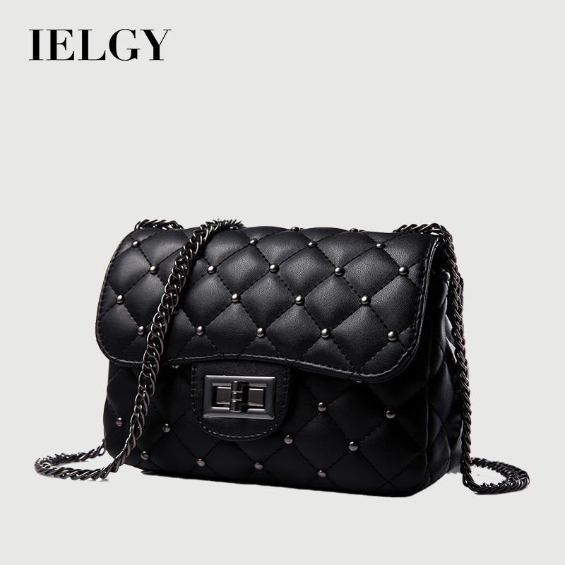 IELGY Ladies Diamond Chain Bag Spring Summer Shoulder Messenger Bag