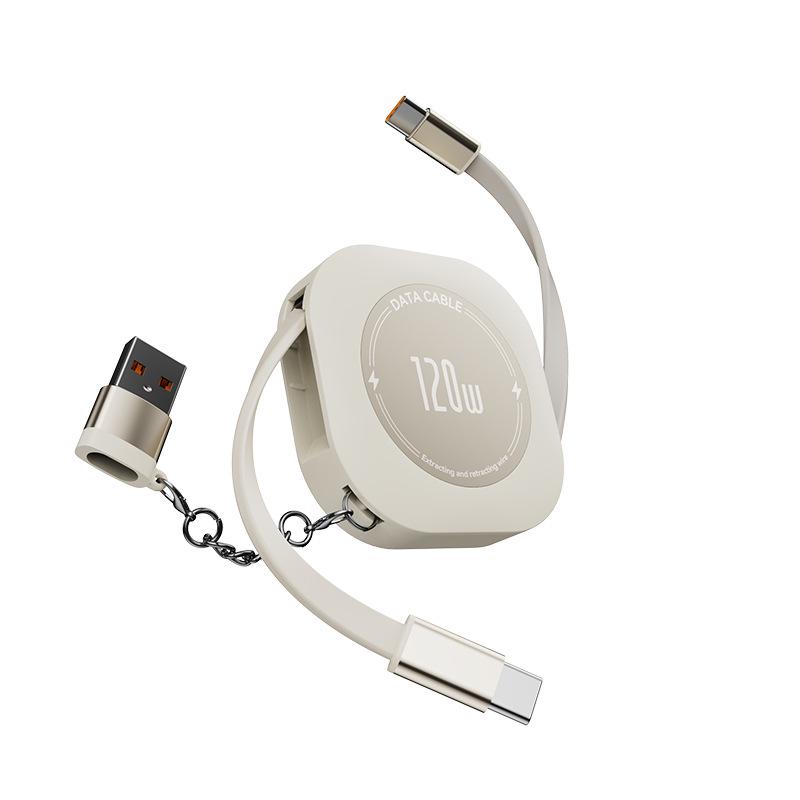 

120 Вт Багатоголовий висувний зарядний кабель для Apple та Huawei - Потовщене ядро, Супершвидка зарядка