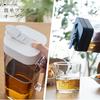 Asbel Barley Tea Pot One Push Bio SP-200 Square 2.1L White Stylish