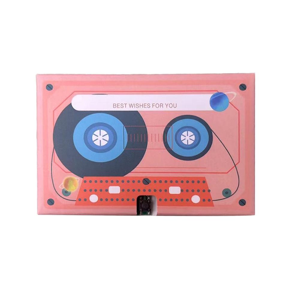 Recording Voice Card Tape Greeting Card Recordable 300 Seconds DIY Recording MusicCard Valentine's Day Anniversary Birthday Gift