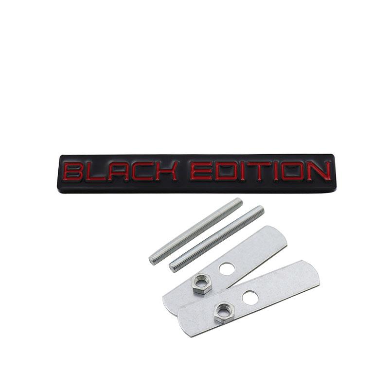 Car Styling Black Edition for Car Fender Side trunk Decal Emblem Badge Sticker