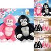 Cute Gorilla Plush Toy With Soft Pp Cotton For Kids Bedroom Or Gift For Girlfriend