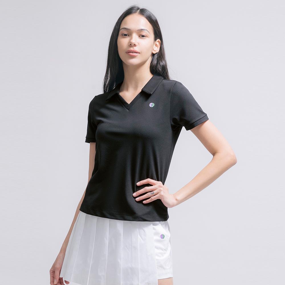 BARREL Barrel Fit Club Collar Slim Short Sleeve Black (Bi2Wfsh42Blk)