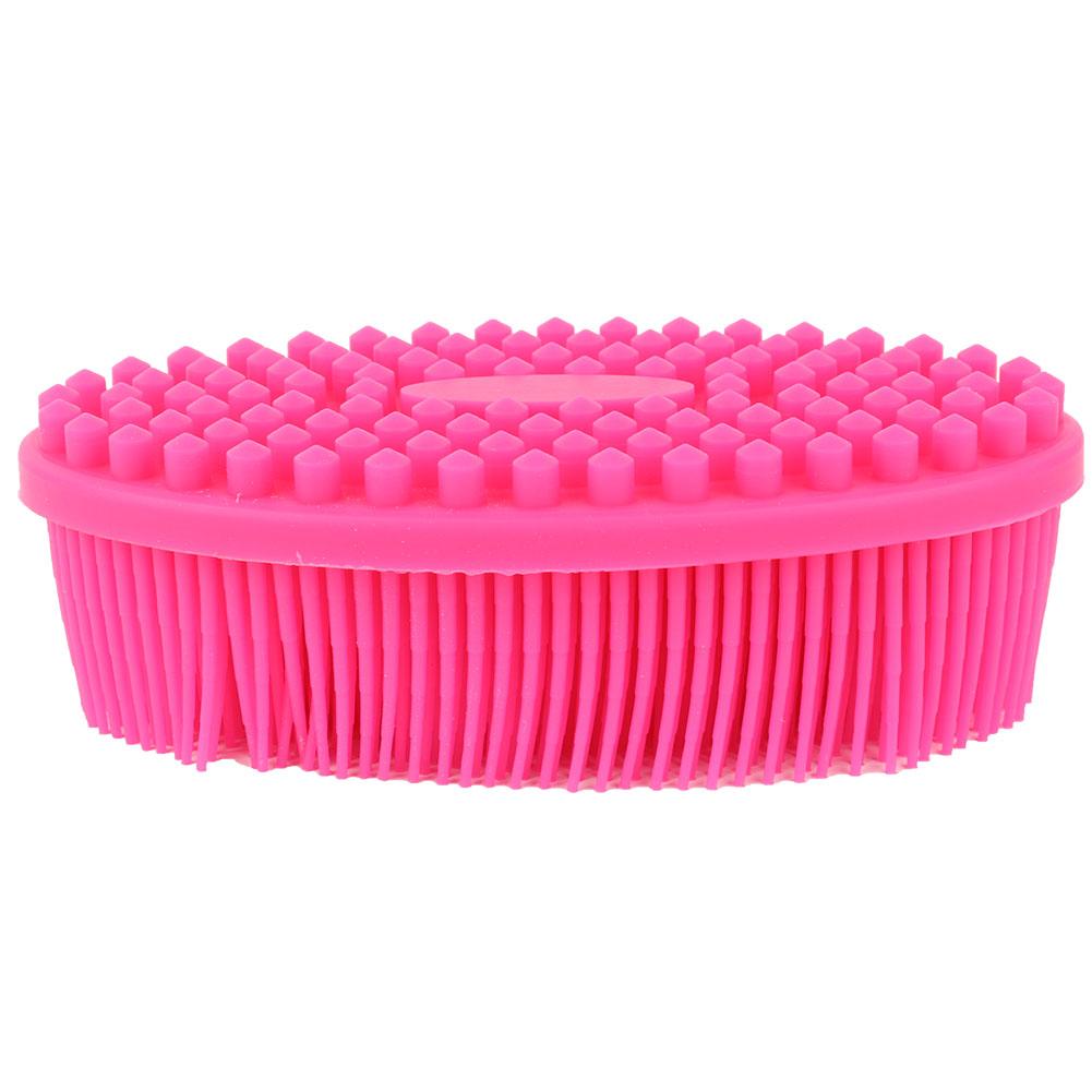 

Силиконовая детская сенсорная щетка для массажной ванны, тренировочная щетка для тренировки тактильности, расческа для мытья волос(синий)