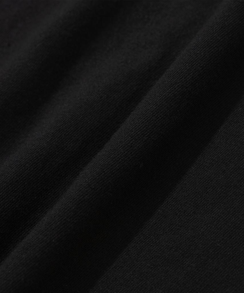 NOT4NERD Candle Residue Oil Washed Loose Cropped T-Shirts - Black