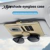 Car Visor Mount for Glasses Sun Holder, Eye Clip Organizer Driving Eyeglass Hanger Vehicle, Multi Functional Storage Pouch Sunglasses, Ticket