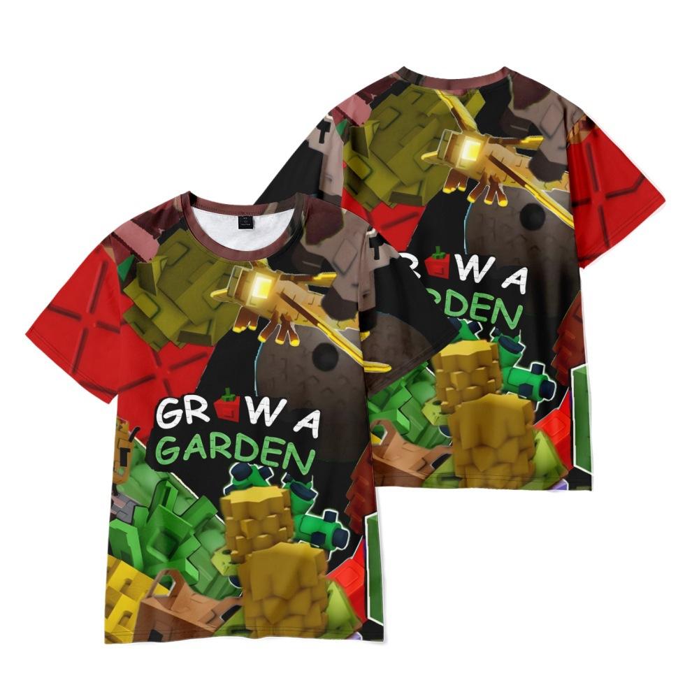 17 Colors Grow A Garden Merch 2025 Tee T-shirt Merch Men Short Sleeve Tee Unisex Tops Clothes Causal Female Y2K Tops