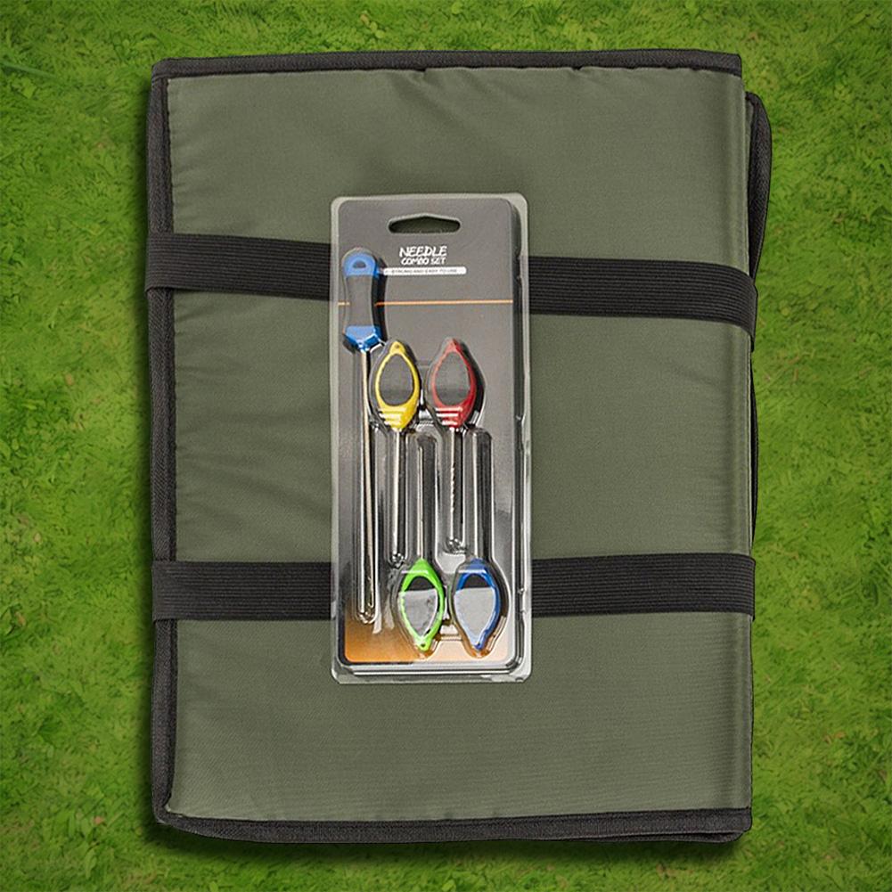 Fishing Unhooking Mat Foldable Fishing Cushion Multi-Function Carp Fishing Hair Rigs Kit Lure Making Tool for Carp Fishing