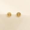 Titanium Steel Big Tree Earrings Round Life tree Lucky Women's Small European American Fashion